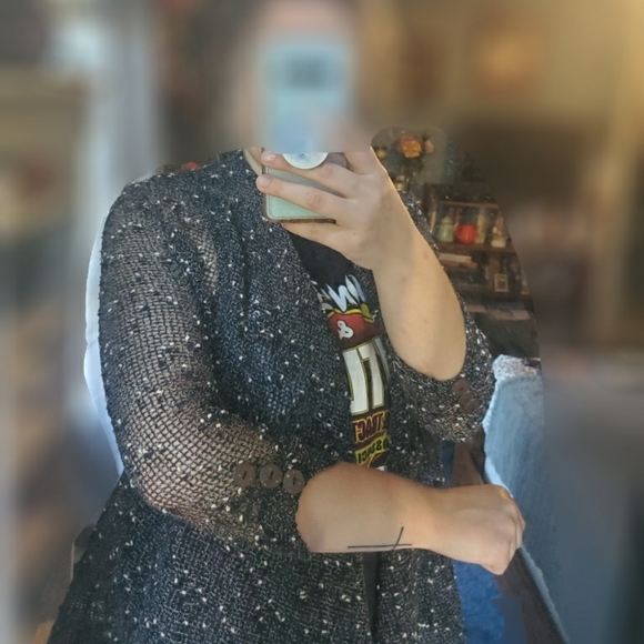 Drape front cardigan - cover up - Picture 6 of 7